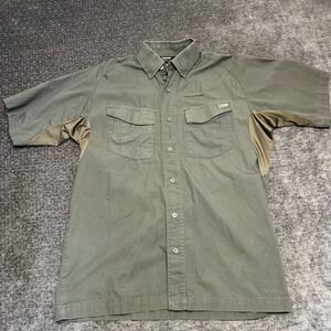 BLACKHAWK Warriorwear Short Sleeve Button Up Shirt Mens Size M Utility Workwear